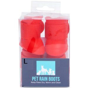 Pawsitively Fun! Doggie Rain Boots Size L